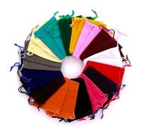 Bolsitas De Tela 10x14/13x18cm Christmas Printing Cotton Linen Bags Drawstrings Jewelry Gift Display DIY Packing Halloween Party Favor Candy Bags(Mix velvet,10X14CM_BAGS)