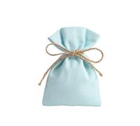 Bolsitas De Tela 5pcs Cotton Burlap Drawstring Gift Mini Bags Jewelry Earrings Rings Organizer Pouch Wedding Favor Candy Cosmetic Bag Business(13x18cm,Rhodium Plated)