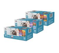 Bolsitas para gato Frendi sabores carne y pescado en salsa 144x100g