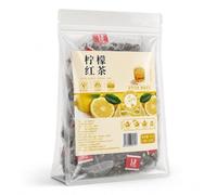 Bolsitas Triangulares De Té Negro Con Limón [3 G X 25 Paquetes] De - Preparación Portátil Y De Remojo Rápido(2pcs)