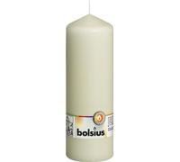 Bolsius 103615570105 - Vela tocón, para Uso en Interiores y al Aire Libre, 200 x 70 mm, Marfil