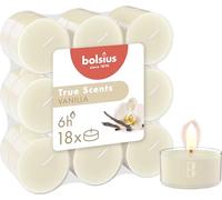 Bolsius - 18 Velas de té perfumadas - Vainilla