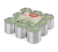 Bolsius - Romero - Velas de té perfumadas - Duración de combustión de 4 horas - Extractos naturales - Contiene cera vegana - Sin aceite de palma