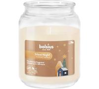 Bolsius - Silent Night - Vela perfumada - Duración de combustión de 100 horas - Extractos naturales - Contiene cera vegana - Sin aceite de palma