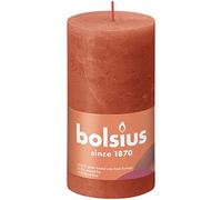 Bolsius Stub Candle Earthy Orange Ø68 mm - Altura 13 cm - Naranja - 60 horas de ardor