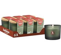 Bolsius - True Joy - Vela Perfumada con Tapa de Corcho - Verde - Botanic Freshness - Duración de combustión: 21 horas - Con extractos naturales - Con cera vegetal natural - Sin aceite de palma
