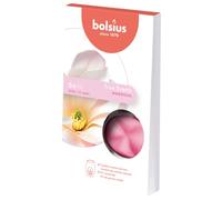 Bolsius True Scents - 6 Wax Melts - Polainas de cera perfumada - Fragancia Magnolia - Con extractos naturales - Color rosa - Duración: hasta 15 horas