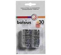 Bolsius - Vela (, Aluminio, Plata