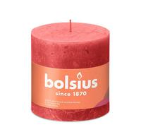 Bolsius Vela Votiva Rústica Rosa Flor 100/100mm, 1 Unidad