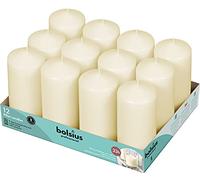 Bolsius Velas básicas para decoración, Cerámica, Blanco Perla (ral 1013), 24.4 cm