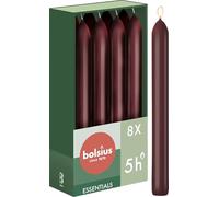 Bolsius - Velas cónicas - color rojo oscuro