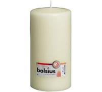 BOLSIUS - Velas de pilar - marfil - 20 cm - Tiempo de combustión 120 horas - Paquete de 8