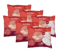 Bolsius Velas de Té Maxi - Blanco - 84 Unidades - Larga Duración de Combustión de 10 Horas - Velas Domésticas - Decoración Interior - Contiene Cera Vegetal Natural