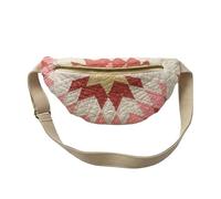 Bolso Acolchado,de Almacenamiento Portátil Hecha a Mano - de Tela Inspirada en Estilo Vintage | para Mujeres Hombres Niñas Deportes Senderismo Ciclismo Equitación Camping Picnic Hogar Hotel Fiesta