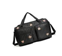 Bolso acolchado para mamá con patrón de Opción de transporte ergonómico acolchada con correa para nuevos Práctico bolso diario de gran capacidad con múltiples bolsillos para madre y