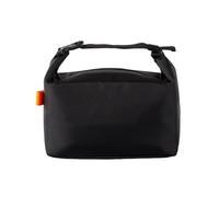 Bolso aislado moderno y simple, oficinista, lonchera de gran capacidad que lleva a mano Bento(Black)