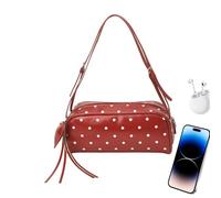 Bolso Al Hombro Tote De Piel PU Con Estampado De Puntos
