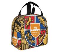 Bolso Almuerzo Aislado Para Niños Niñas Retro Armenia Emblema Nacional Reutilizable Térmico Mujeres Hombres Bolsas Almuerzo Caja A Prueba Fugas Nevera Bolso Para Escuela Trabajo Oficina Acampada