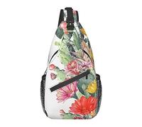 Bolso Bandolera antirrobo, para Wilder California Prickly Pear Cactus, Mochila Cruzada de Hombro, Impermeable, para el Pecho, Ligera, Informal, para Viajes, Deportes