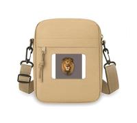 Bolso bandolera Art Deco con orejas de pelo de león para teléfono celular, bolso de hombro