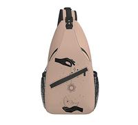Bolso Bandolera Astrología Luna Sol Mano Retro Senderismo Mochila Crossbody Hombro Mochila Viaje Cofre Paquete para Hombres Mujeres