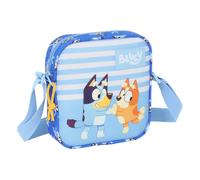 Safta BLUEY LET'S PLAY - Bandolera Pequeña, Bandolera Infantil, Bolso Niño, Ideal para Niños de 5 a 14 Años, Cómoda y Versátil, Calidad y Resistencia, 16x4x18 cm