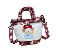 Bolso bandolera - bolso de compras formato mini, gran capacidad, ligero, bolso informal para salidas entre amigos y familiares con estampado lúdico