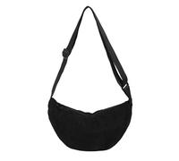 Bolso bandolera, bolso de hombro para mujer, pequeño, de pana, media luna, suave, informal, bolso cruzado, bolso de pecho, bolso bandolera