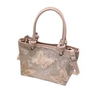 Bolso Bandolera Bordado con patrón de contemporáneo Bolso Multifuncional de PU para Ocasiones Informales y de Fiesta Bolso de Chino