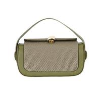 Bolso bandolera - Clutch Tendencia - Cierre de cremallera con solapa de tela, elegante para mujeres de negocios, fin de semana, boda, reunión al aire libre, verde, Se référer au descriptif
