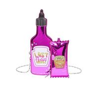 Bolso Bandolera con Correa De Cadena Creativa para Mujer Cadera Versátil con Monederos Bolsos Hombro Bandolera para Viajes