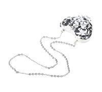 Bolso Bandolera con Correa De Cadena para Mujer Estético Forma Corazón Mensajeros Todos Los Días Correa Cadena Mujer Forma Corazón