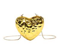 Bolso Bandolera con Correa De Cadena para Mujer Estético Forma Corazón Mensajeros Todos Los Días Correa Cadena Mujer Forma Corazón