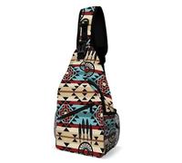 Bolso bandolera con diseño de atrapasueños de los nativos americanos del suroeste, para hombres y mujeres, mochila de hombro, bolso de pecho, mochila cruzada, mochila tipo bandolera para el pecho.