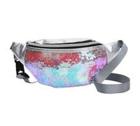 Bolso Bandolera con Diseño de Brillos para Mujer, Estilo Informal | Uso Exterior y Conciertos, Cierre Suave, Espacio para Llaves, Gafas, Móvil Color Aleatorio