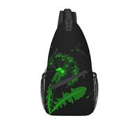 Bolso Bandolera con diseño de Flor de Diente de león, Mochila de Senderismo, Mochila de Hombro Tipo Bandolera, Mochila de Viaje para Hombres y Mujeres