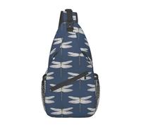 Bolso bandolera con diseño de libélula, mochila de hombro con diseño de libélula, bonito bolso bandolera, mochila informal para exteriores