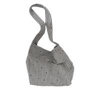 Bolso Bandolera con Diseño De Rejillas De Poliéster Ligero Correa Ajustable para Hacer Ejercicio O Explorar La Ciudad Un Pequeño Bolsillo Interior Práctico Bolso Informal