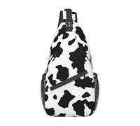 Bolso Bandolera con Estampado de Vaca, Mochila de Senderismo, Bandolera, Mochila de Hombro, Paquete de Pecho de Viaje para Hombres y Mujeres