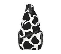 Bolso Bandolera con Estampado de Vaca, Mochila de Senderismo, Bandolera, Mochila de Hombro, Paquete de Pecho de Viaje para Hombres y Mujeres