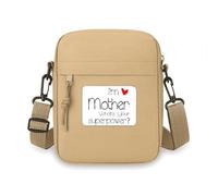 Bolso bandolera con texto en inglés "I'm a Mother What's your Superpower" para teléfono celular, bolso de hombro