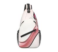 Bolso bandolera cruzado con diseño de mariposa para zapatos de tacón alto, bolsa de hombro, riñonera, viajes, senderismo, mochila para mujeres y hombres, Negro -, Talla única