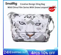 Bolso Bandolera de Diseño Creativo SmallRig Universal para Sony y Nikon, Serie Wild China con Patrón de Leopardo de las Nieves -6045 6045