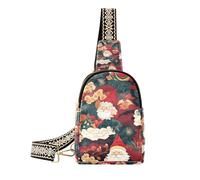 Bolso bandolera de estilo japonés de gnomos de moda, resistente para mujeres, antirrobo para mochila de día, Gnomos estilo japonés, 1 size