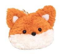 Bolso bandolera de felpa con diseño de zorros, bolso cruzado de animales, mochila de dibujos animados, mensajeros suaves para mochila de viaje, hombro de zorros, Monedero