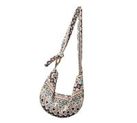 Bolso bandolera de lona para mujer, estilo étnico, bolso de la compra, bolso de péndulo, bolso de mensajero de moda para todos, Es23001 2