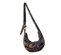 Bolso bandolera de lona para mujer, estilo étnico, bolso de la compra, bolso de péndulo, bolso de mensajero de moda para todos, Es23001 6