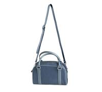 Bolso Bandolera de Nailon con Patchwork de de PU Bolso de Hombro pequeño para Mujer con Correa Ajustable Bolso con de de PU con Cremallera