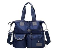 Bolso bandolera de nailon para mujer, bolso de hombro para coche, soporte para bolso de mano entre asientos, Blue, Talla única