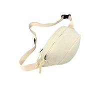 Bolso bandolera de pana para mujer, bolso de pecho deportivo de moda para senderismo diario, ciclismo y ejercicios deportivos (beige), 34 x 11 x 15 cm